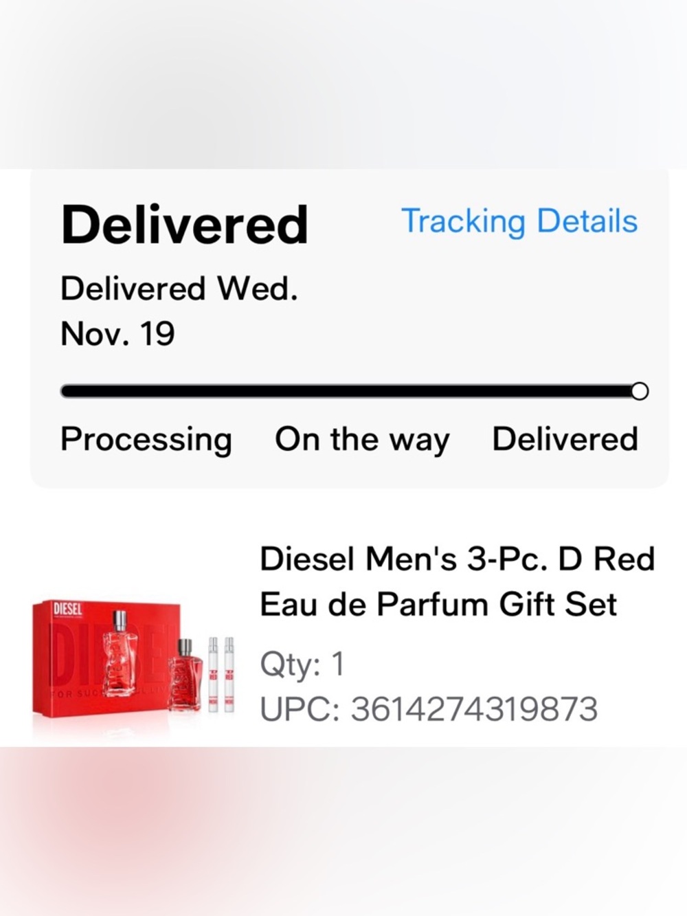 Diesel Red Fragrance Gift Set - Red and Silver Accents - Picture 6 of 6